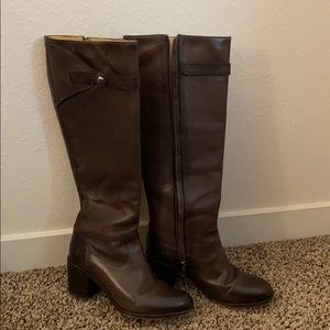 Brown Frye riding boots